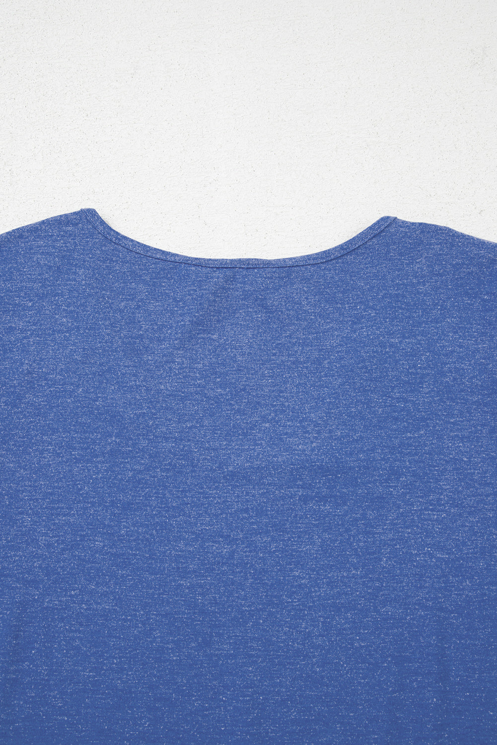 Sky Blue Shirred Shoulder Frilled Cuffs Long Sleeve Top