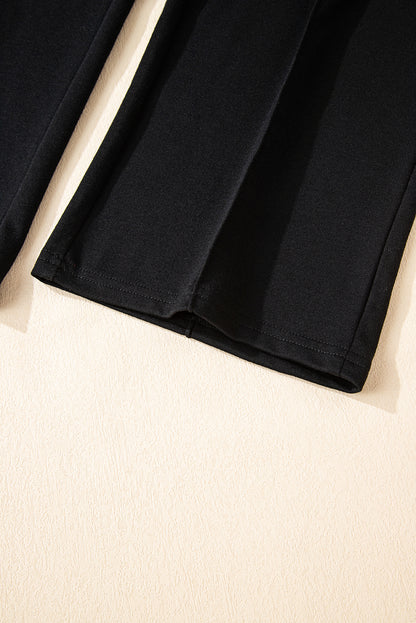 Gray Double Zipper Hooded Jacket and Sweatpants Active Set