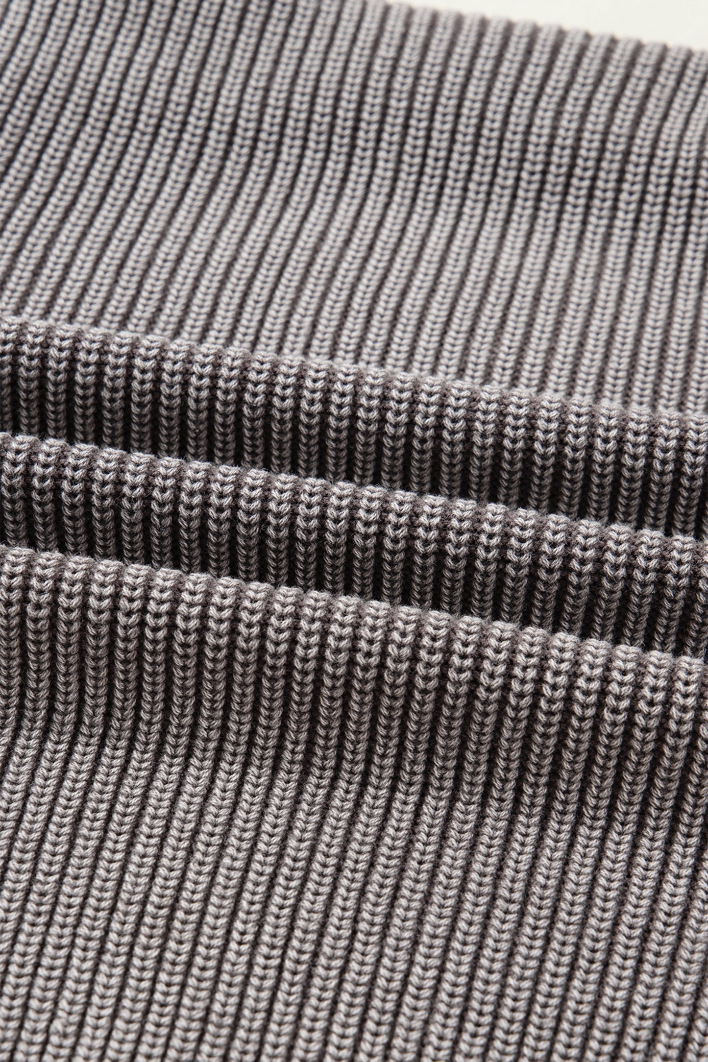 Chestnut Mineral Wash Exposed Seam Patchwork Knit Open Sweater Cardigan