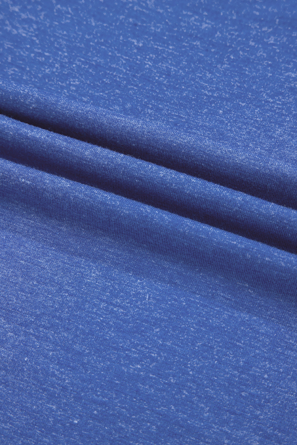 Sky Blue Shirred Shoulder Frilled Cuffs Long Sleeve Top