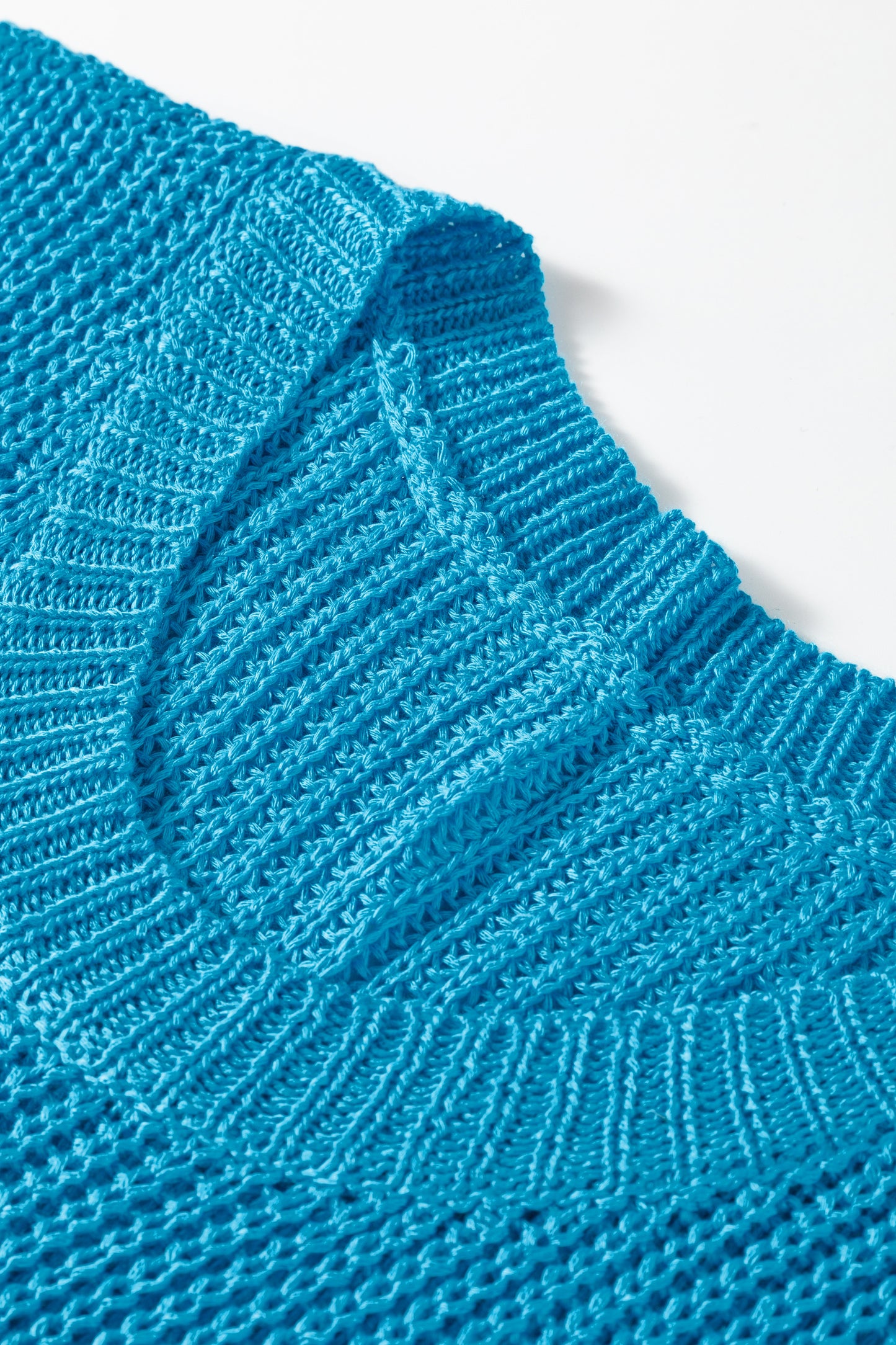 Dusk Blue Summer Script Graphic Sleeveless Sweater Vest