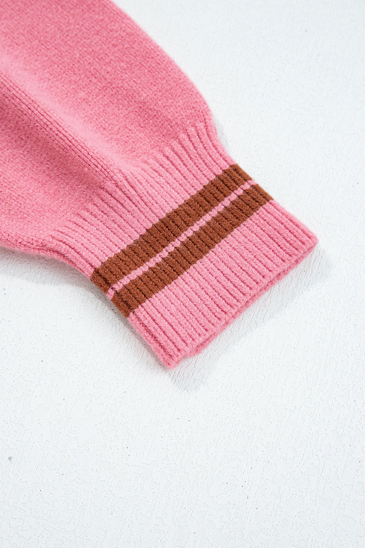 Peach Blossom See You Cowboy Embroidered Western Graphic Sweater