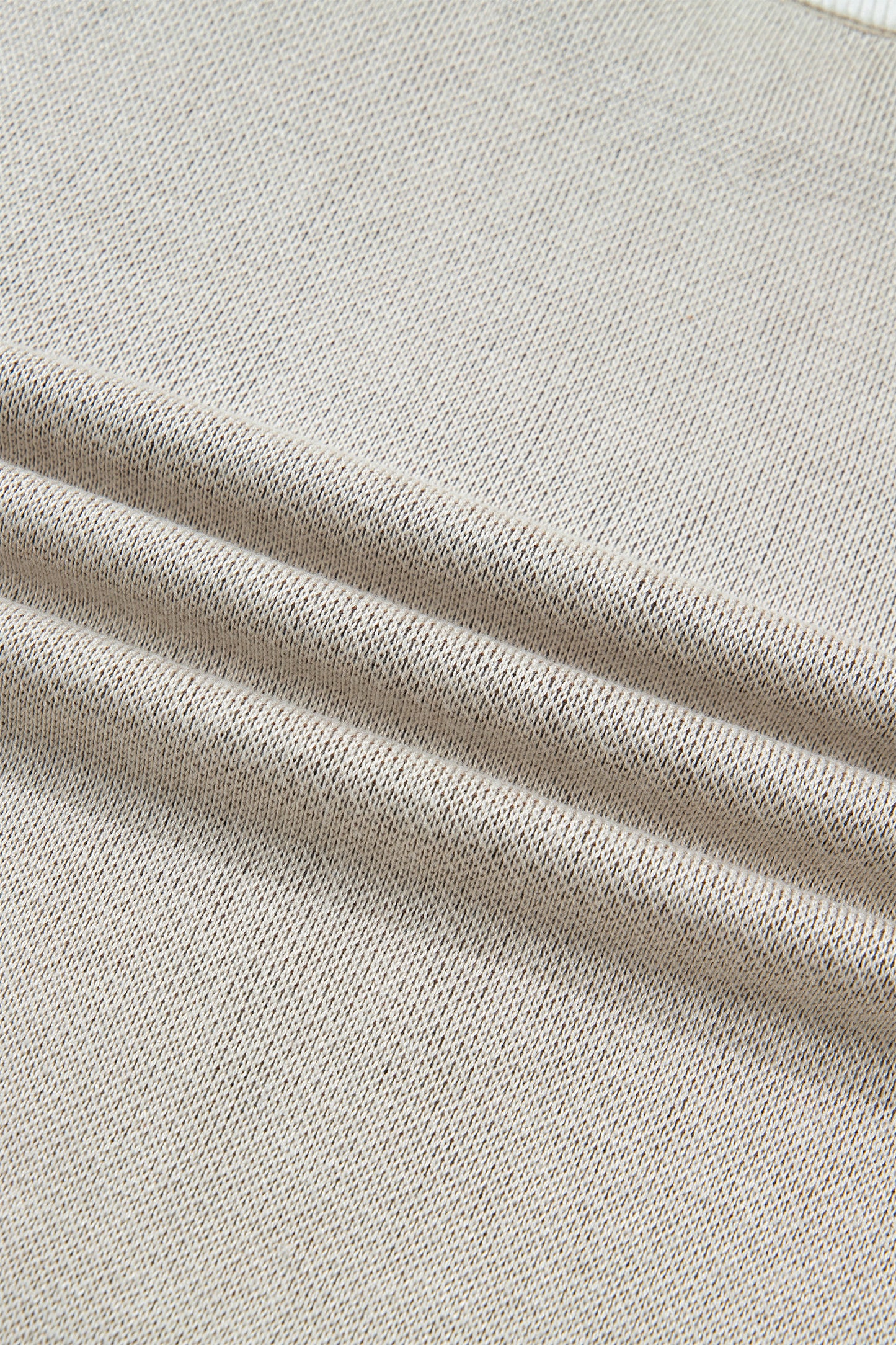 Parchment Horse Shoe Print Color Block Trim Round Neck Sleeveless Sweater