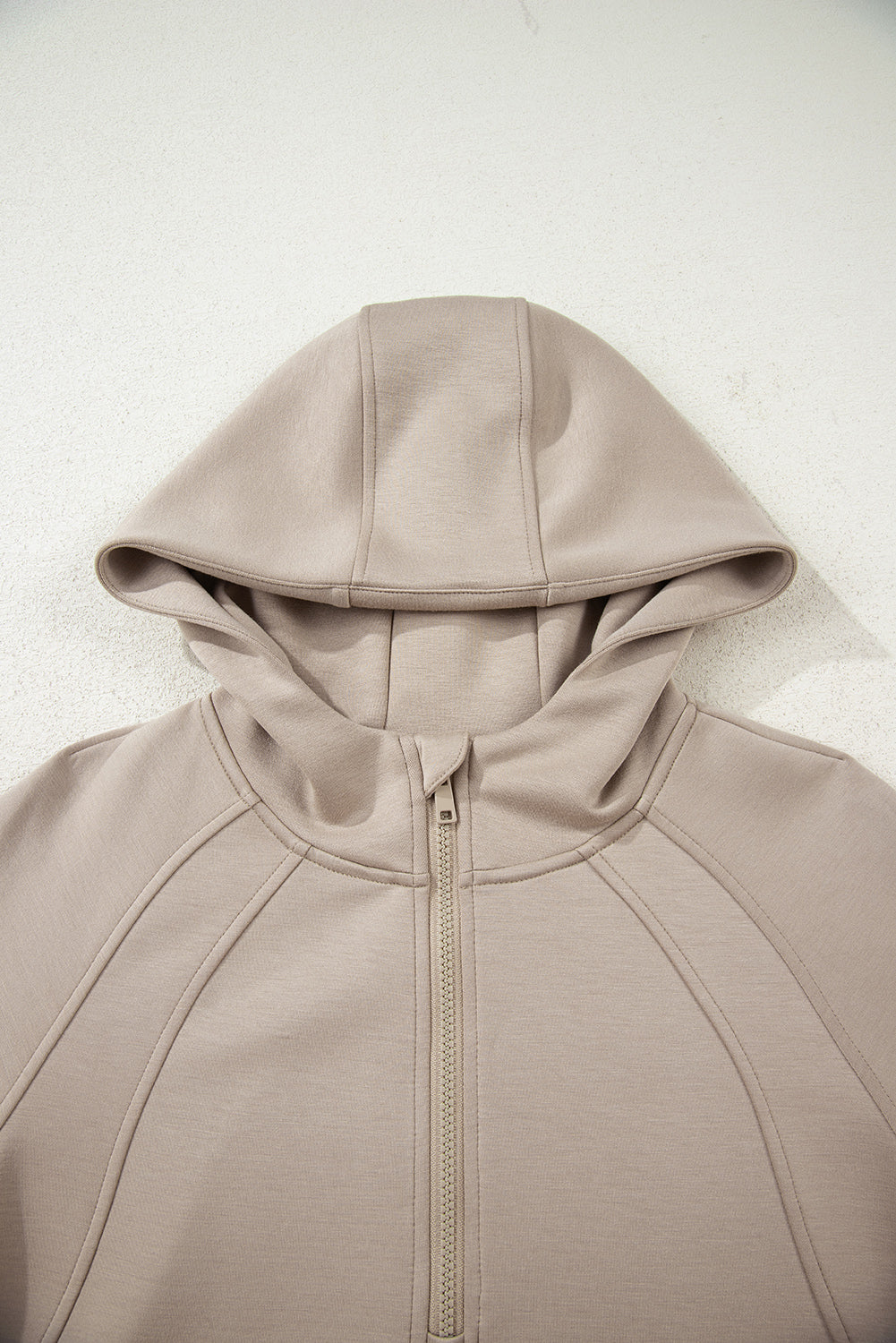 Jet Stream Half Zip Thumbhole Sleeve Hoodie Active Pants 2pcs Outfit