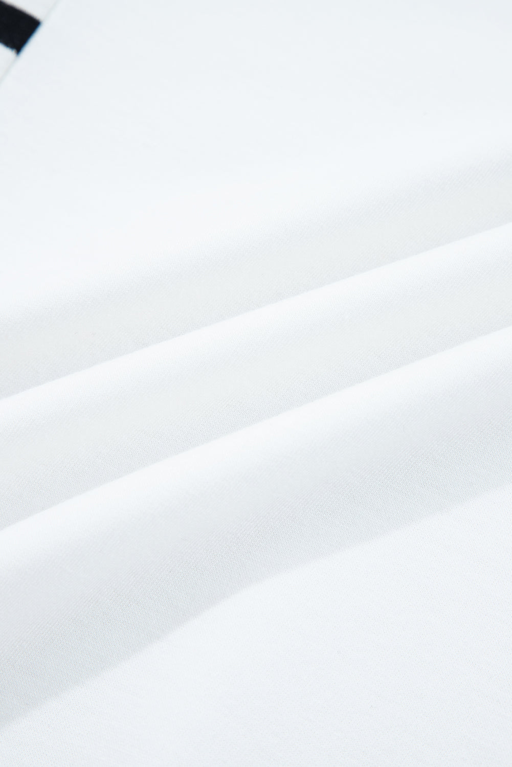 Red Stripe Colorblock Patchwork Contrast Stitching Oversize Sweatshirt