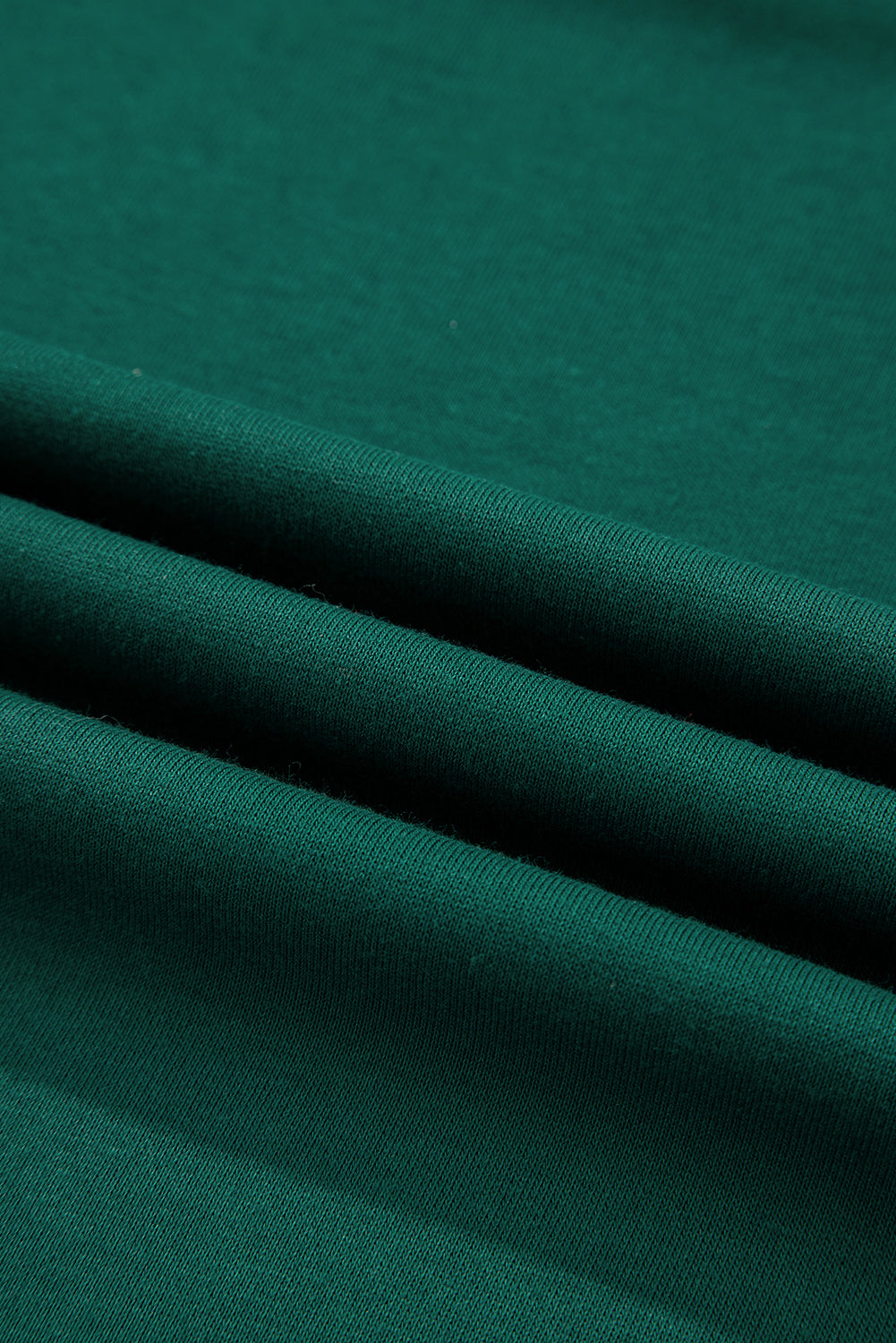 Evergreen Varsity Striped Sleeve Drop Shoulder Sweatshirt and Short Set