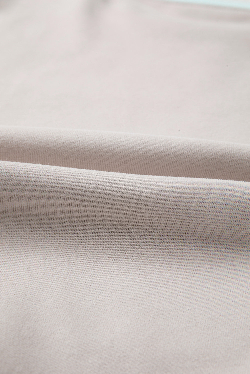 Parchment Striped Colorblock Patchwork Drop Shoulder Sweatshirt