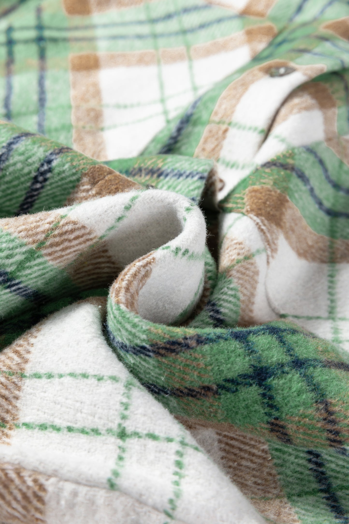 Red Christmas Plaid Casual Flannel Shacket