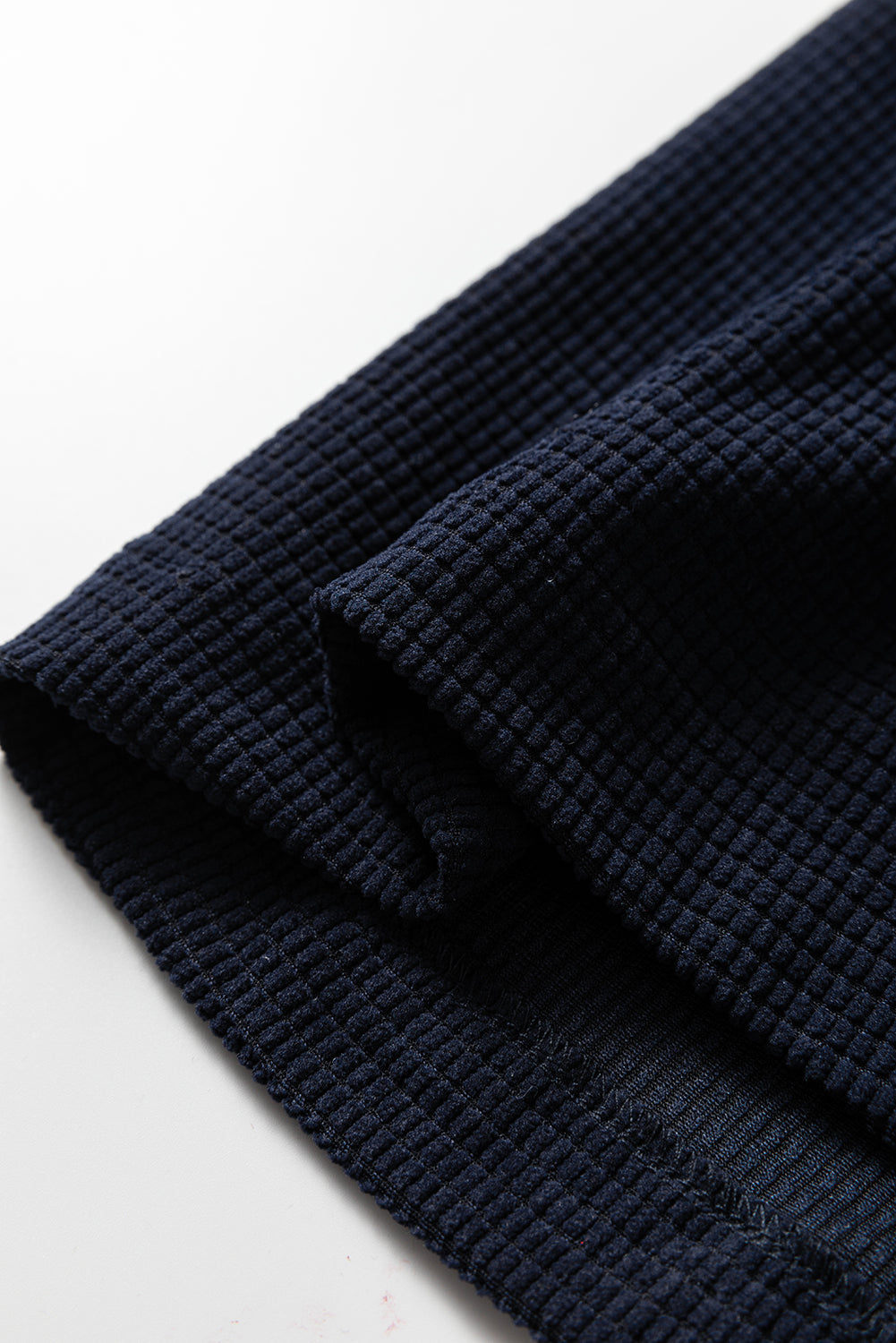 Sail Blue 2 in 1 Thermal Knit Textured Hooded Jacket