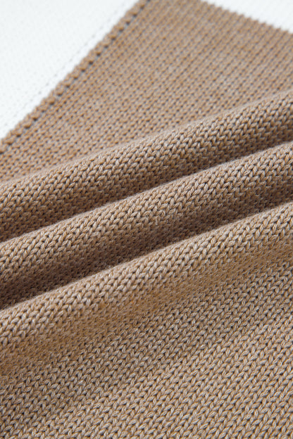 Black Plus Size Checkered Bubble Sleeve Drop Shoulder Open Cardigan