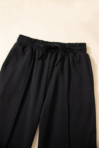 Gray Double Zipper Hooded Jacket and Sweatpants Active Set