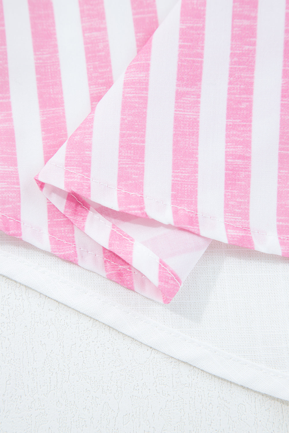 Pink Leopard Striped Western Casual Shirt