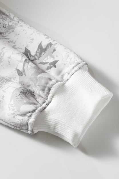 Light Grey Light Woodland Camo Classic Hoodie and Sweatpants Set