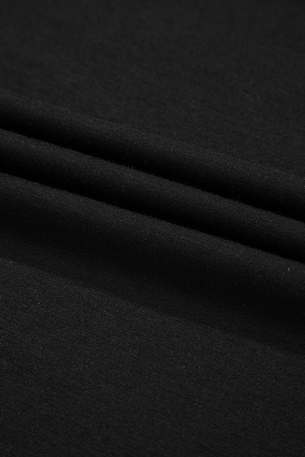 Sky Blue Shirred Shoulder Frilled Cuffs Long Sleeve Top