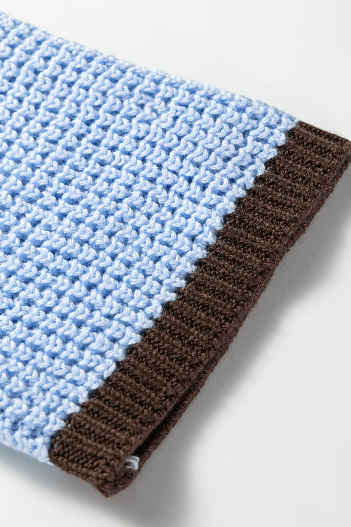 Fushia Striped Color Block Thermal Textured Knit Drop Shoulder Sweater