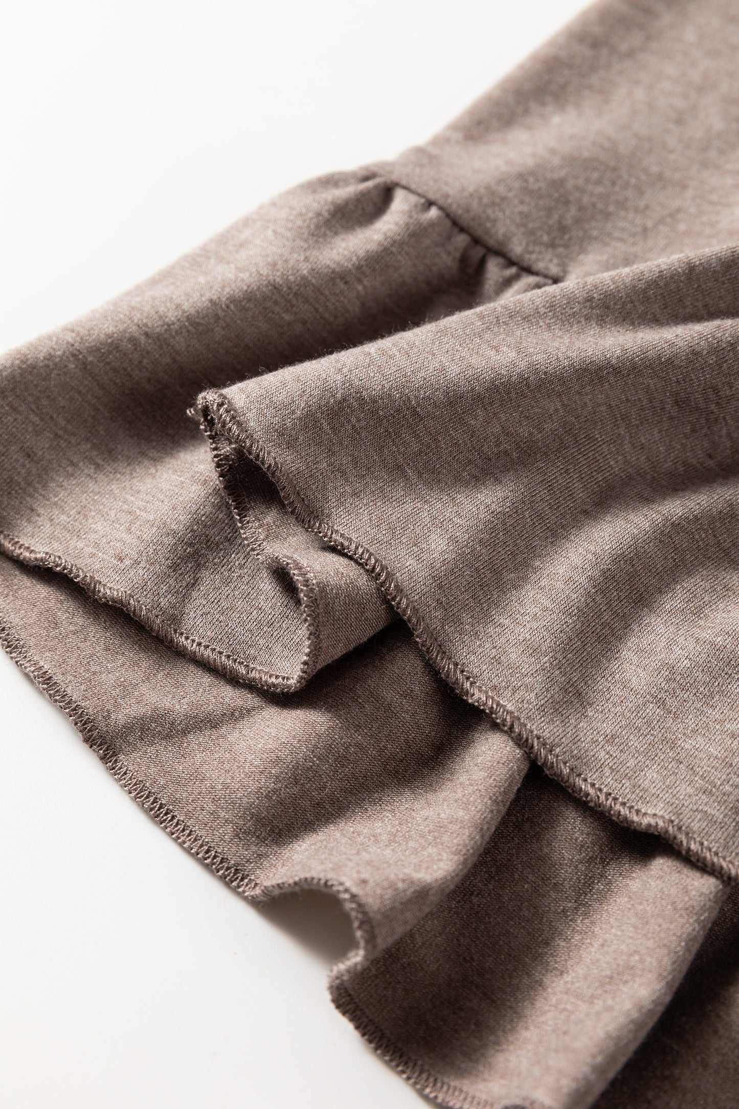 DUNE Ruffled Wide Leg Pull On High Waist Pants with Pockets