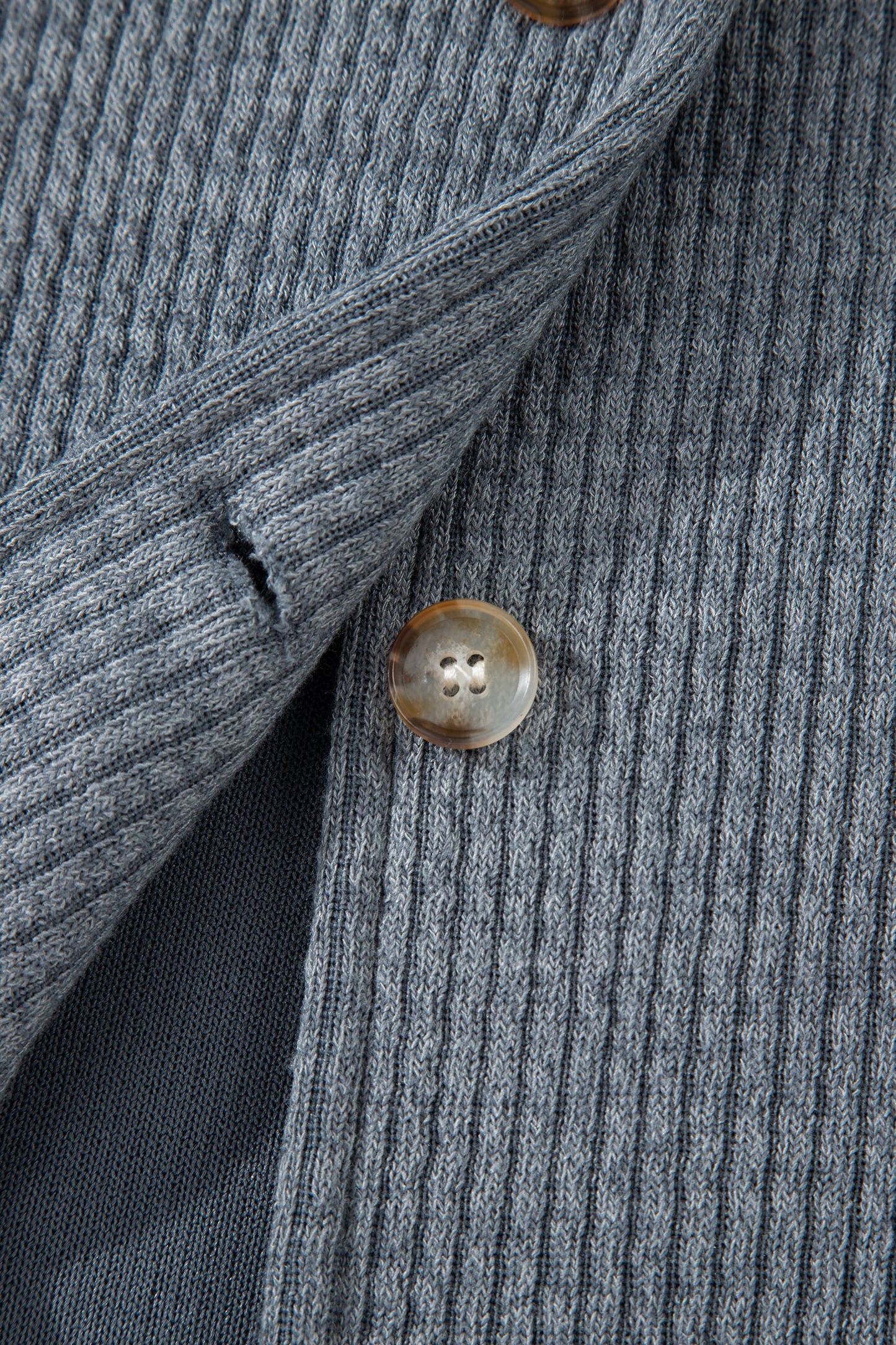 Red Sandalwood Ribbed Knit Buttons Front Flap Pocket Casual Shacket