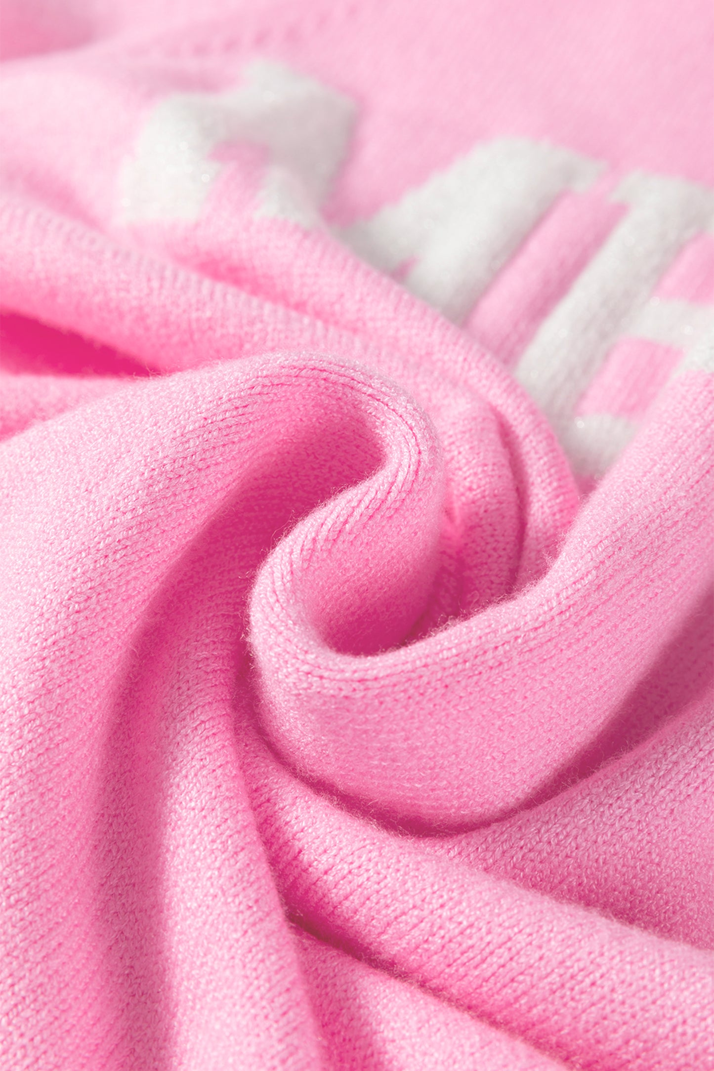 Racing Red MERRY Letter Pattern Christmas Raglan Sleeve Sweater