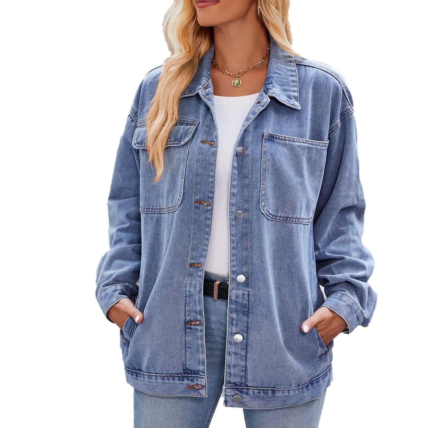 Women's Light Blue Denim Jacket