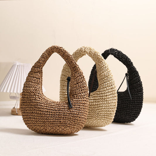 Woven Tassel Straw Bag