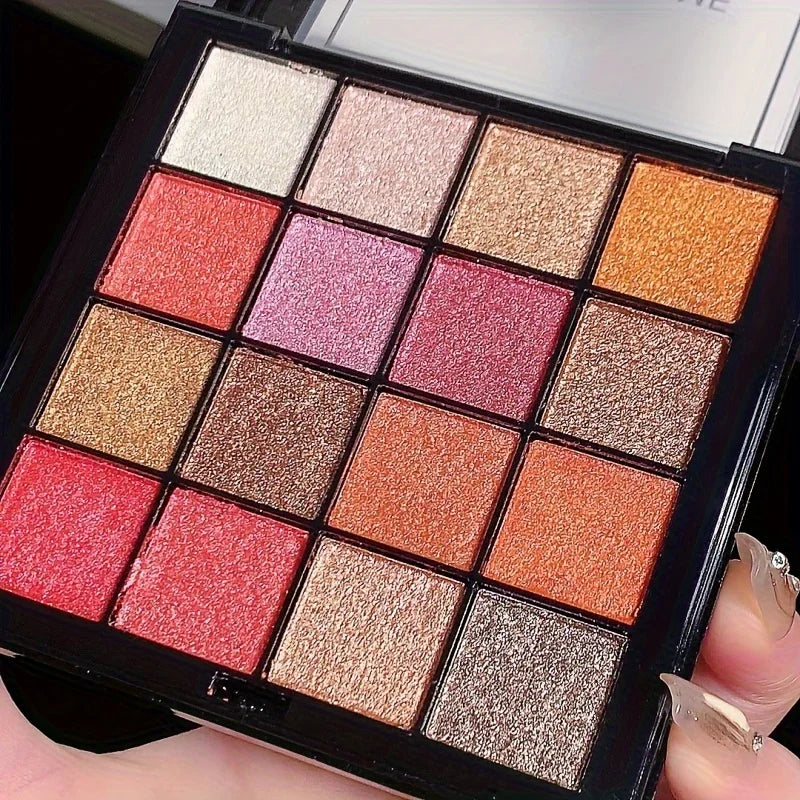 16-Color Earth Tone Eyeshadow Palette