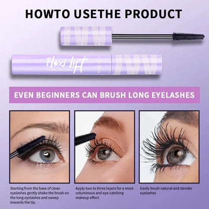 5D Waterproof Mascara – Long-Lasting Silk Fiber Lash Lengthening