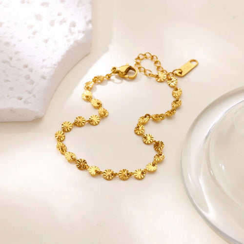 18K Gold Plated Vintage Cuff Bracelet