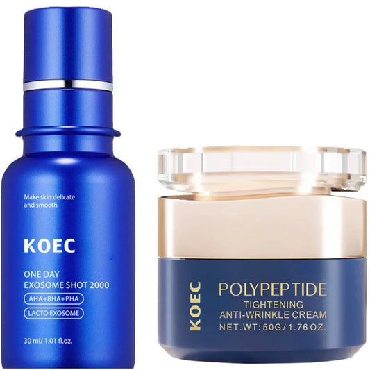 AHA+BHA+PHA Skin Booster Serum & Polypeptide Anti-Wrinkle Cream