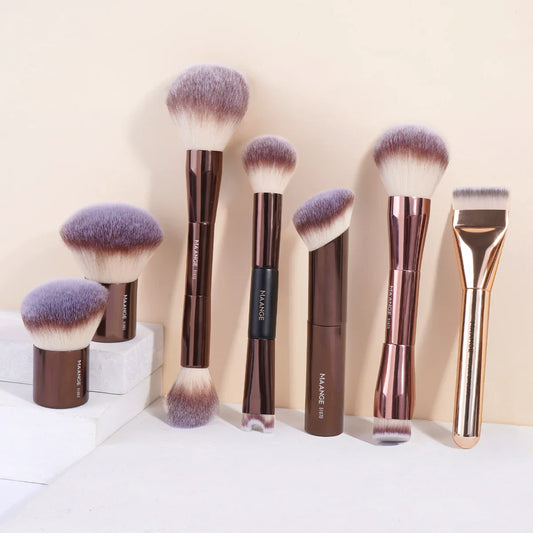 MAANGE 7PCS Dual-Ended Makeup Brush Set