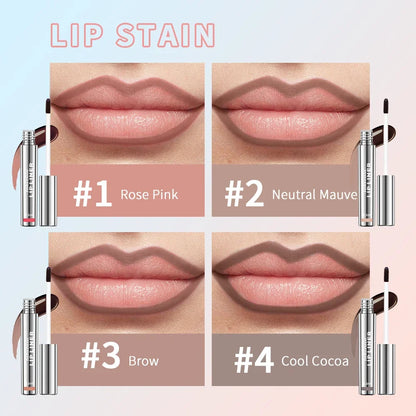 4-Piece Long-Lasting Peel-Off Lip Liner Stain by Lakerain