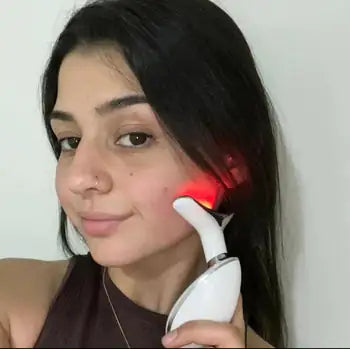 3-Color LED Beauty Facial Massager