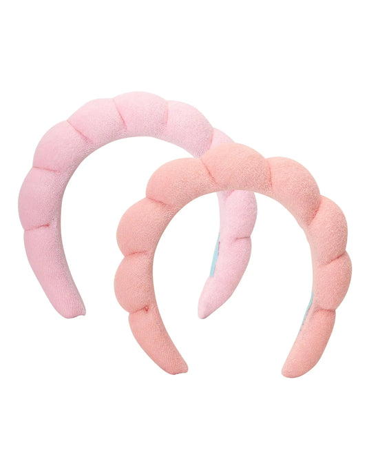 Bliss Women’s Microfiber Spa Headband – 2 Pack