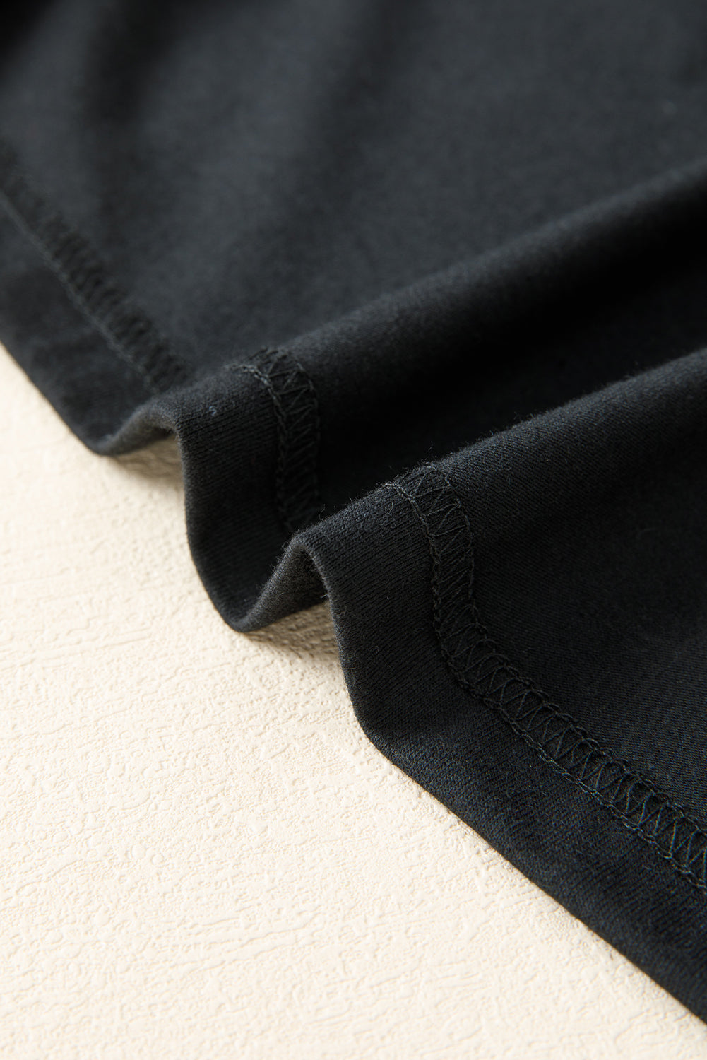 Black Sequin Pumpkin Face Halloween T Shirt