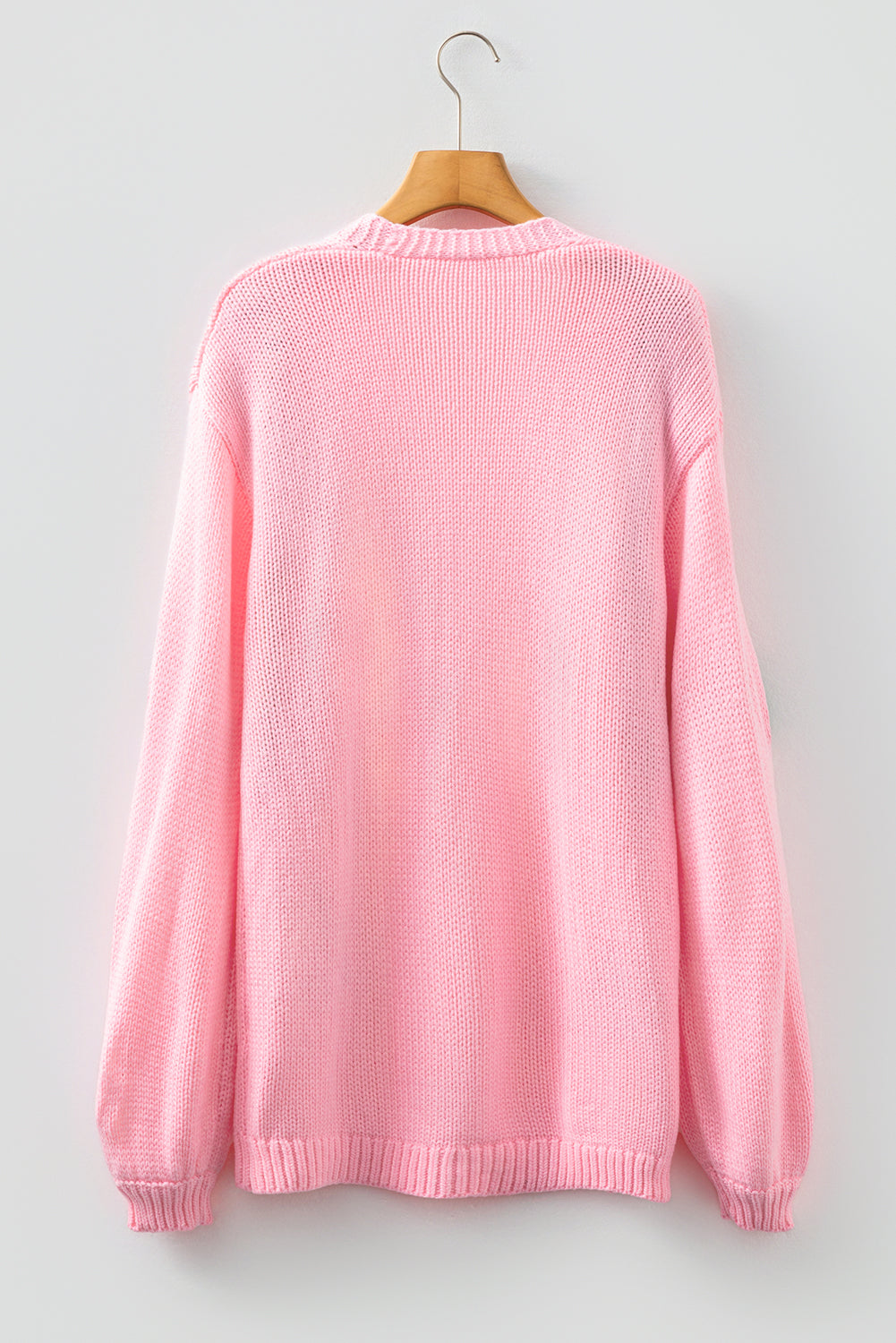 Straw Yellow Pumpkin Tree Print Open Front Drop Shoulder Midi Cardigan