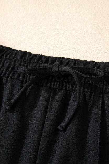 Gray Double Zipper Hooded Jacket and Sweatpants Active Set