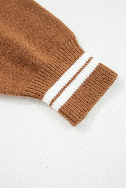 Coffee See You Cowboy Embroidered Western Graphic Sweater