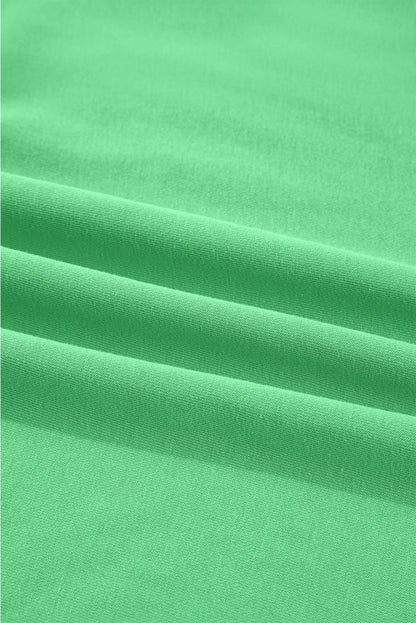 Yellow Cream Drop Shoulder Puff Sleeve Crop Pullover Drawstring Wide Leg Pants Set