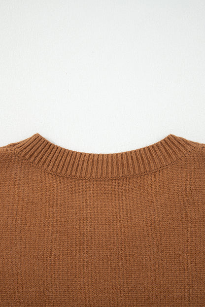 Coffee See You Cowboy Embroidered Western Graphic Sweater