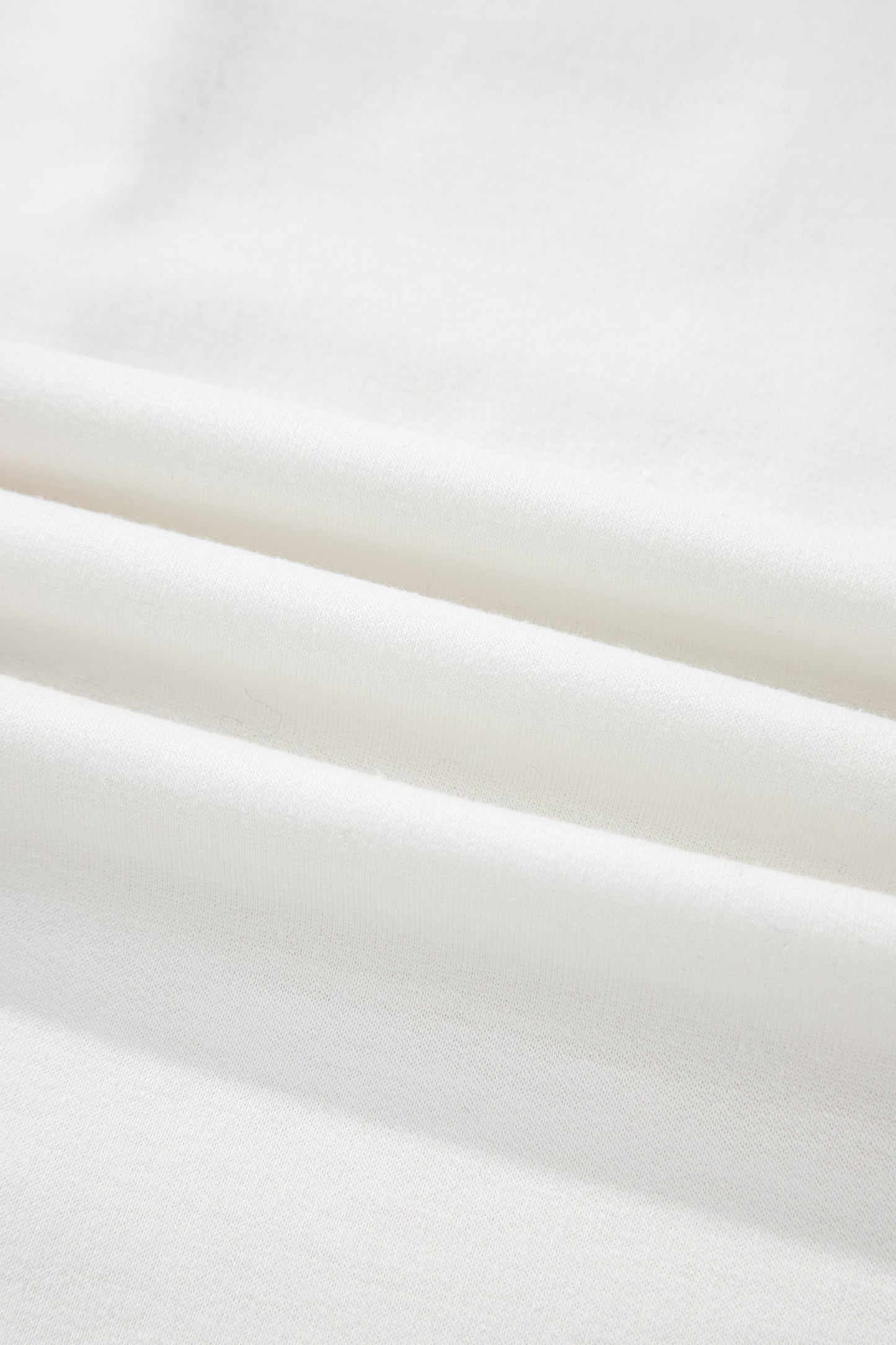 White Exposed Seam Rainbow Stripe Color Block V Neck Loose Long Sleeve Top