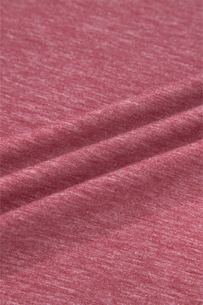 Navy Blue Contrast Print Striped Raglan Long Sleeve Loose Top