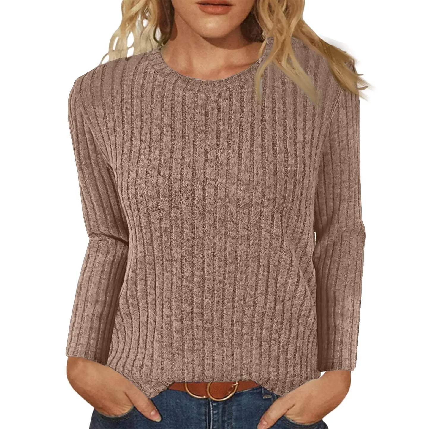 Women’s Fall Long Sleeve Knit Sweater
