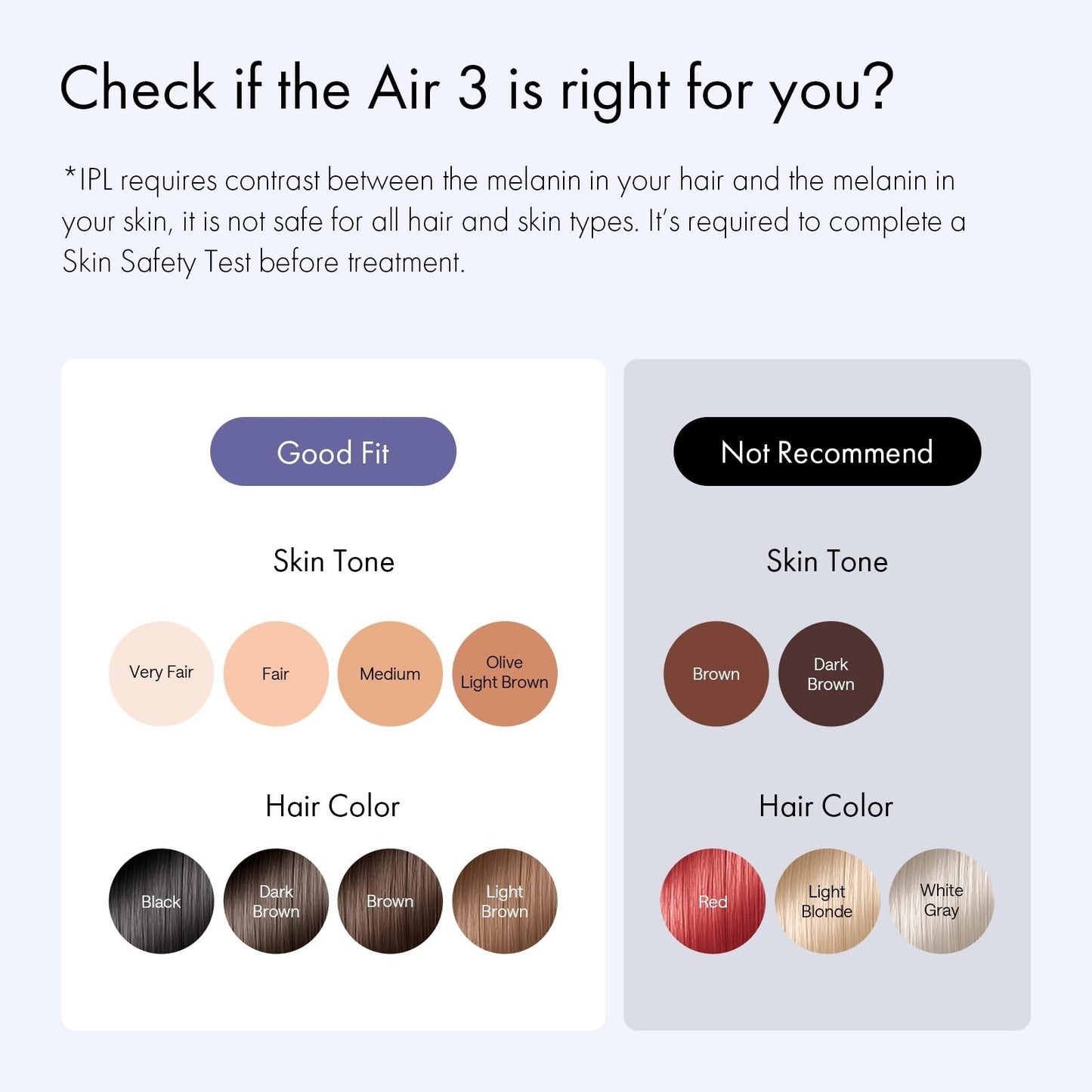 Air 10 IPL Hair Removal Device with Ice Cooling Technology – Permanent, Painless At-Home Treatments for Women and Men