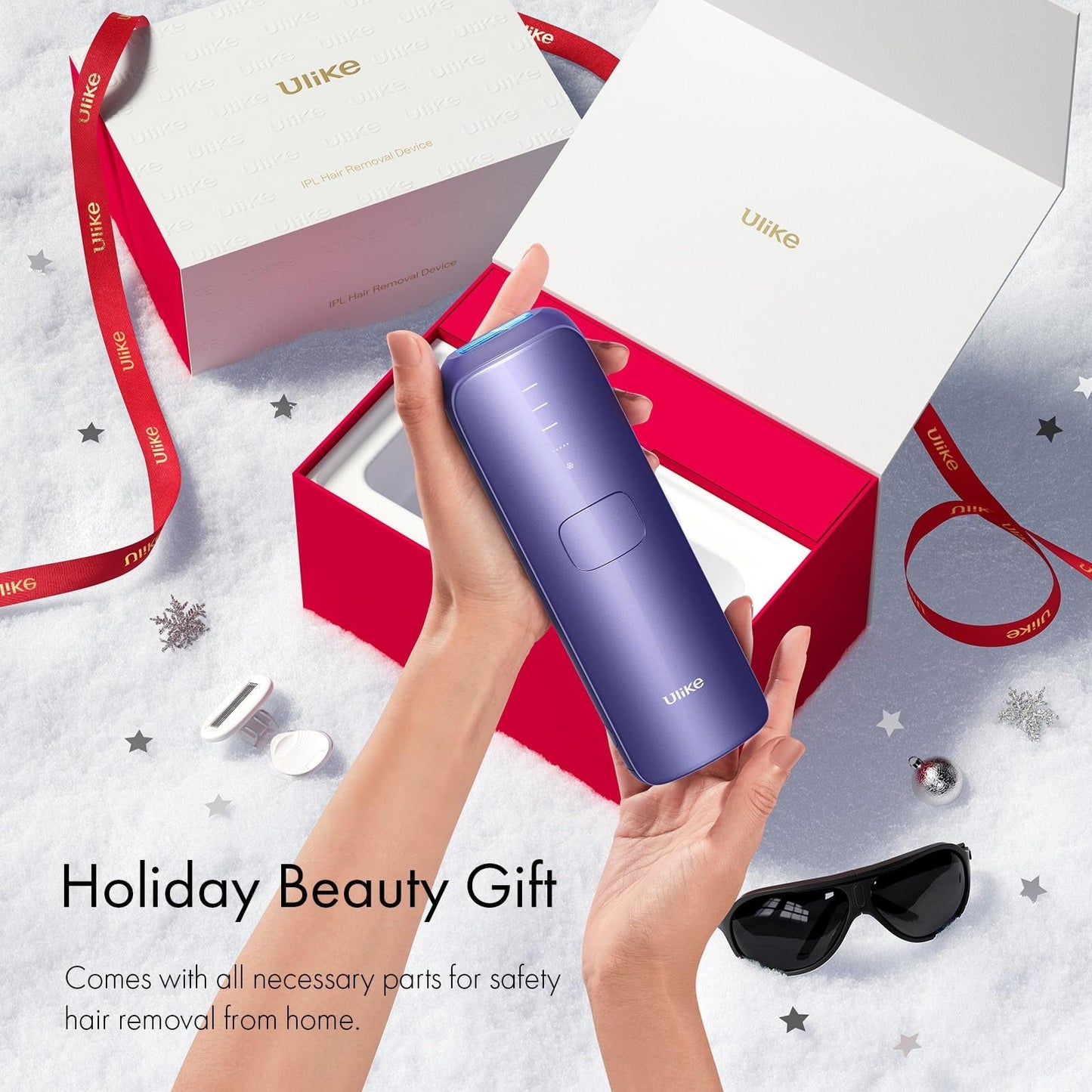 Air 10 IPL Hair Removal Device with Ice Cooling Technology – Permanent, Painless At-Home Treatments for Women and Men