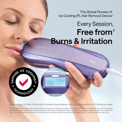 Air 10 IPL Hair Removal Device with Ice Cooling Technology – Permanent, Painless At-Home Treatments for Women and Men