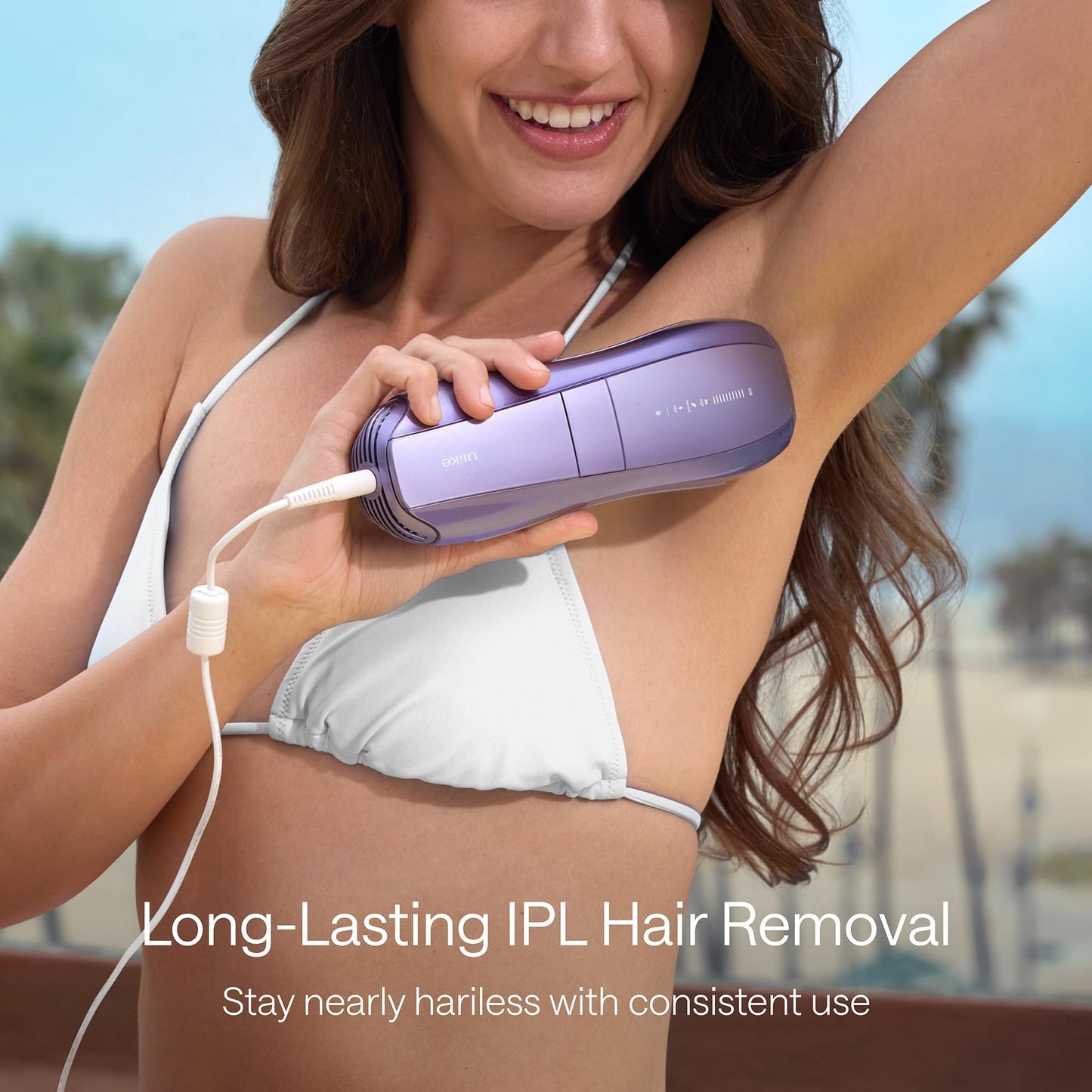 Air 10 IPL Hair Removal Device with Ice Cooling Technology – Permanent, Painless At-Home Treatments for Women and Men